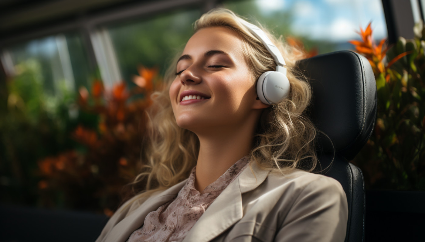 Un casque de relaxation pour gérer vos stress